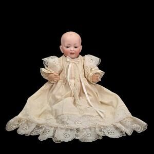 German Bisque Socket Head Socket Doll 11"-12" sleepy Eyes Jointed Arms & Legs